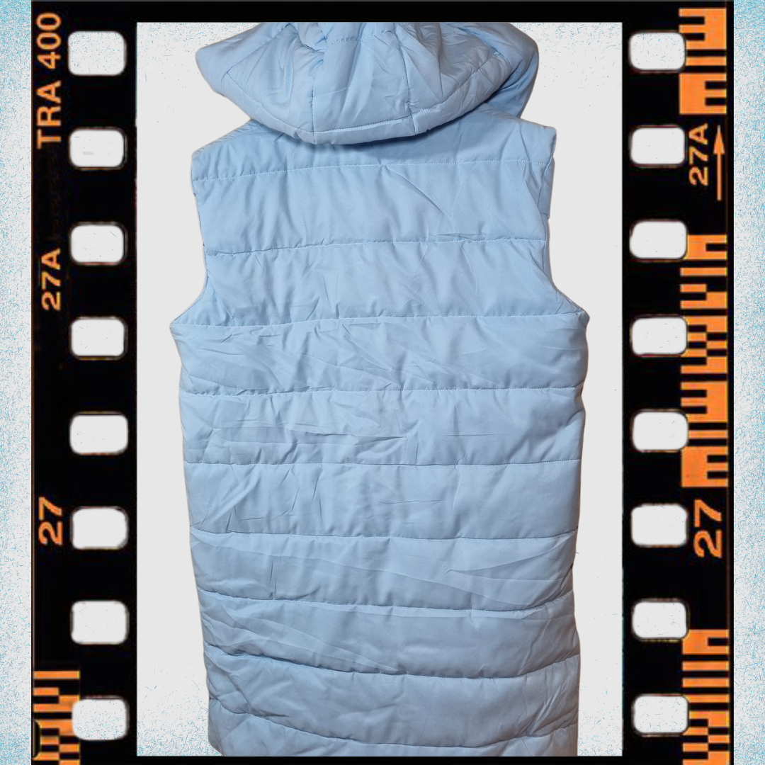 Sleeveless Long Puffer Jacket